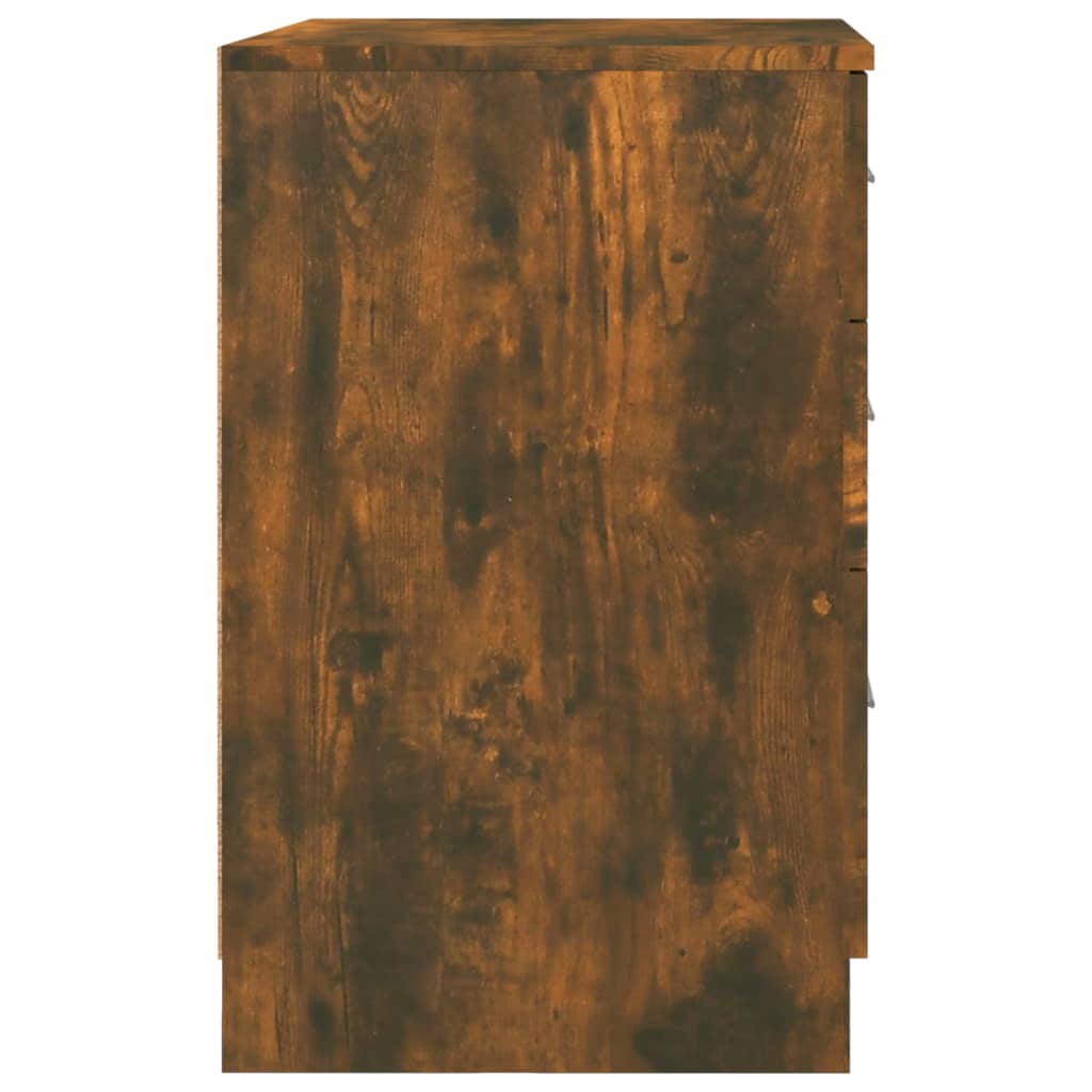 Nachtkastje 40x40x63 cm bewerkt hout gerookt eikenkleurig Nachtkastjes | Creëer jouw Trendy Thuis | Gratis bezorgd & Retour | Trendy.nl