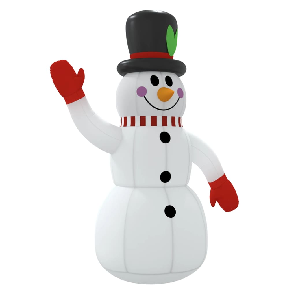 Sneeuwpop opblaasbaar met LED's 240 cm Kerstverlichting | Creëer jouw Trendy Thuis | Gratis bezorgd & Retour | Trendy.nl