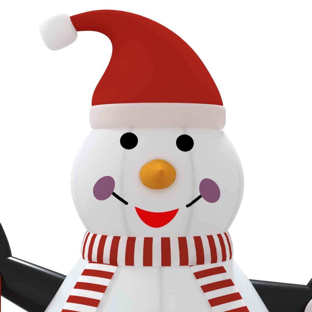 Sneeuwpop opblaasbaar met LED's 300 cm Kerstverlichting | Creëer jouw Trendy Thuis | Gratis bezorgd & Retour | Trendy.nl