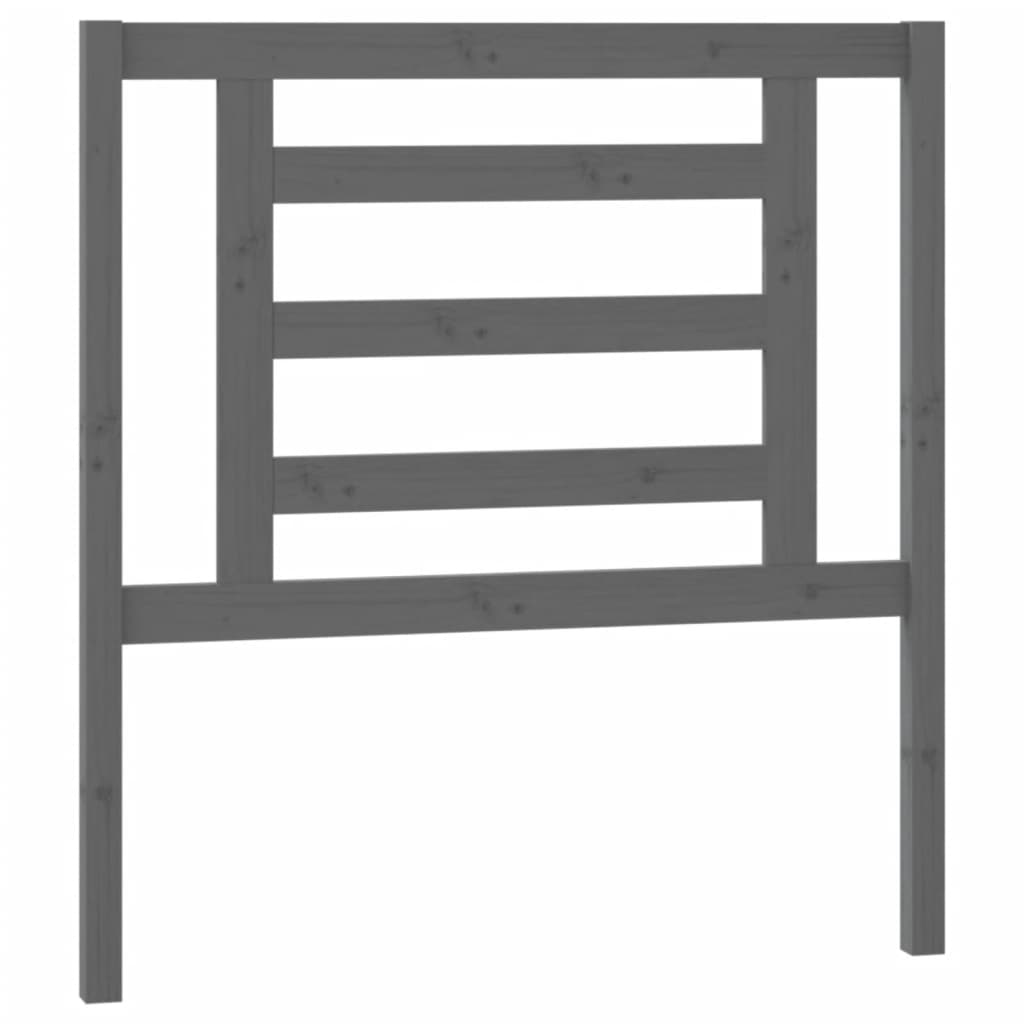 Slaapbank uitschuifbaar massief grenenhout grijs 2x(90x190) cm Bedden & bedframes | Creëer jouw Trendy Thuis | Gratis bezorgd & Retour | Trendy.nl