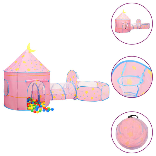 Kinderspeeltent 301x120x128 cm roze Speeltenten & -tunnels | Creëer jouw Trendy Thuis | Gratis bezorgd & Retour | Trendy.nl