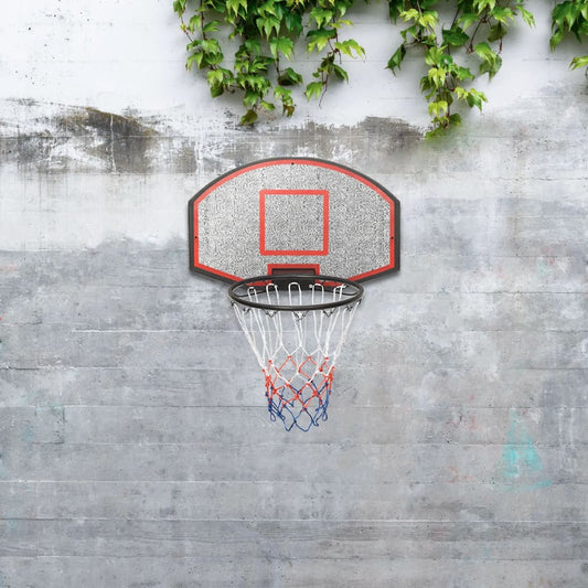 Basketbalbord 71x45x2 cm polyetheen zwart