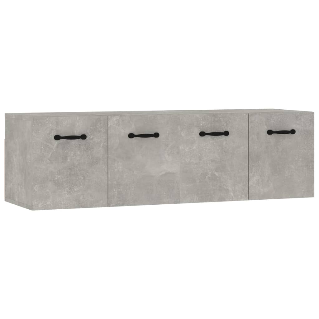 Wandkasten 2 st 80x35x36,5 cm bewerkt hout betongrijs Opbergkasten & lockerkasten | Creëer jouw Trendy Thuis | Gratis bezorgd & Retour | Trendy.nl