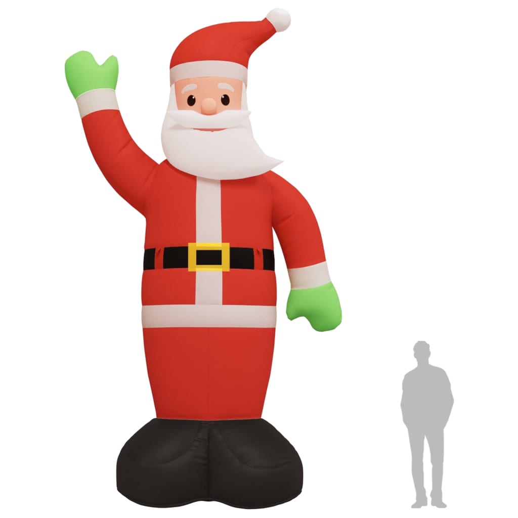 Kerstman opblaasbaar met LED's 620 cm Kerstverlichting | Creëer jouw Trendy Thuis | Gratis bezorgd & Retour | Trendy.nl