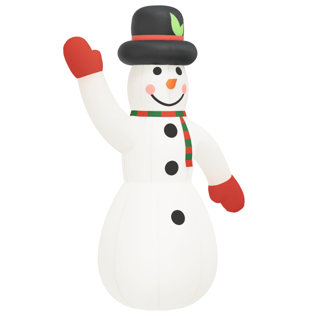 Sneeuwpop opblaasbaar met LED's 620 cm Kerstverlichting | Creëer jouw Trendy Thuis | Gratis bezorgd & Retour | Trendy.nl