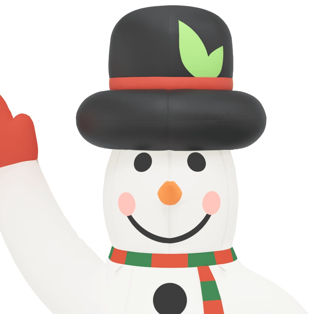 Sneeuwpop opblaasbaar met LED's 805 cm Kerstverlichting | Creëer jouw Trendy Thuis | Gratis bezorgd & Retour | Trendy.nl