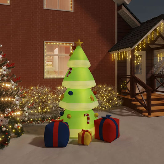 Kerstboom met LED's opblaasbaar 240 cm Kerstverlichting | Creëer jouw Trendy Thuis | Gratis bezorgd & Retour | Trendy.nl