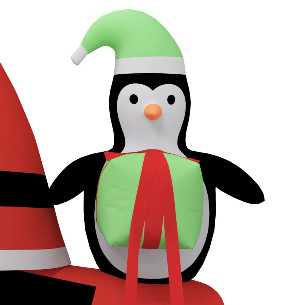 Kerstman opblaasbaar LED 156 cm Kerstverlichting | Creëer jouw Trendy Thuis | Gratis bezorgd & Retour | Trendy.nl