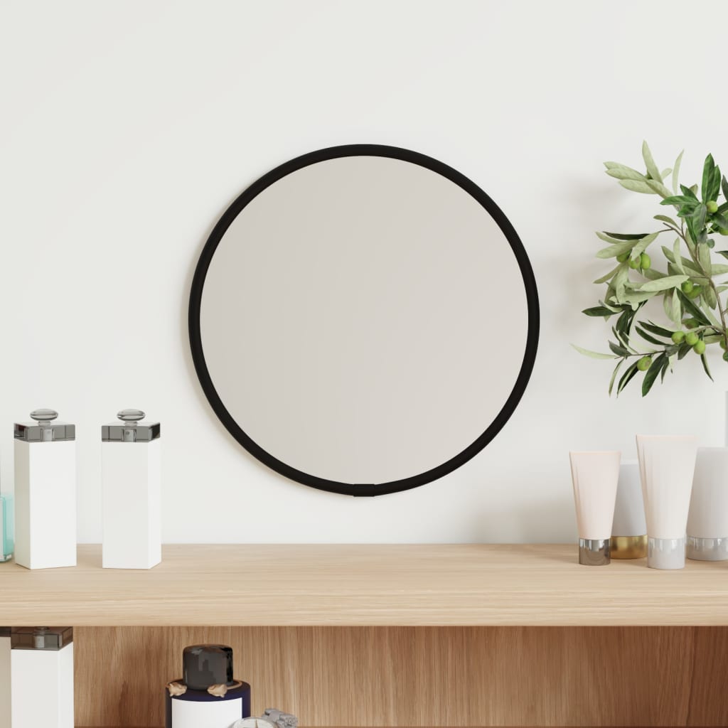 Wandspiegel rond Ø20 cm zwart Spiegels | Creëer jouw Trendy Thuis | Gratis bezorgd & Retour | Trendy.nl