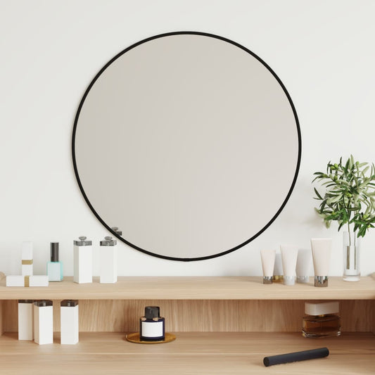 Wandspiegel rond Ø50 cm zwart Spiegels | Creëer jouw Trendy Thuis | Gratis bezorgd & Retour | Trendy.nl