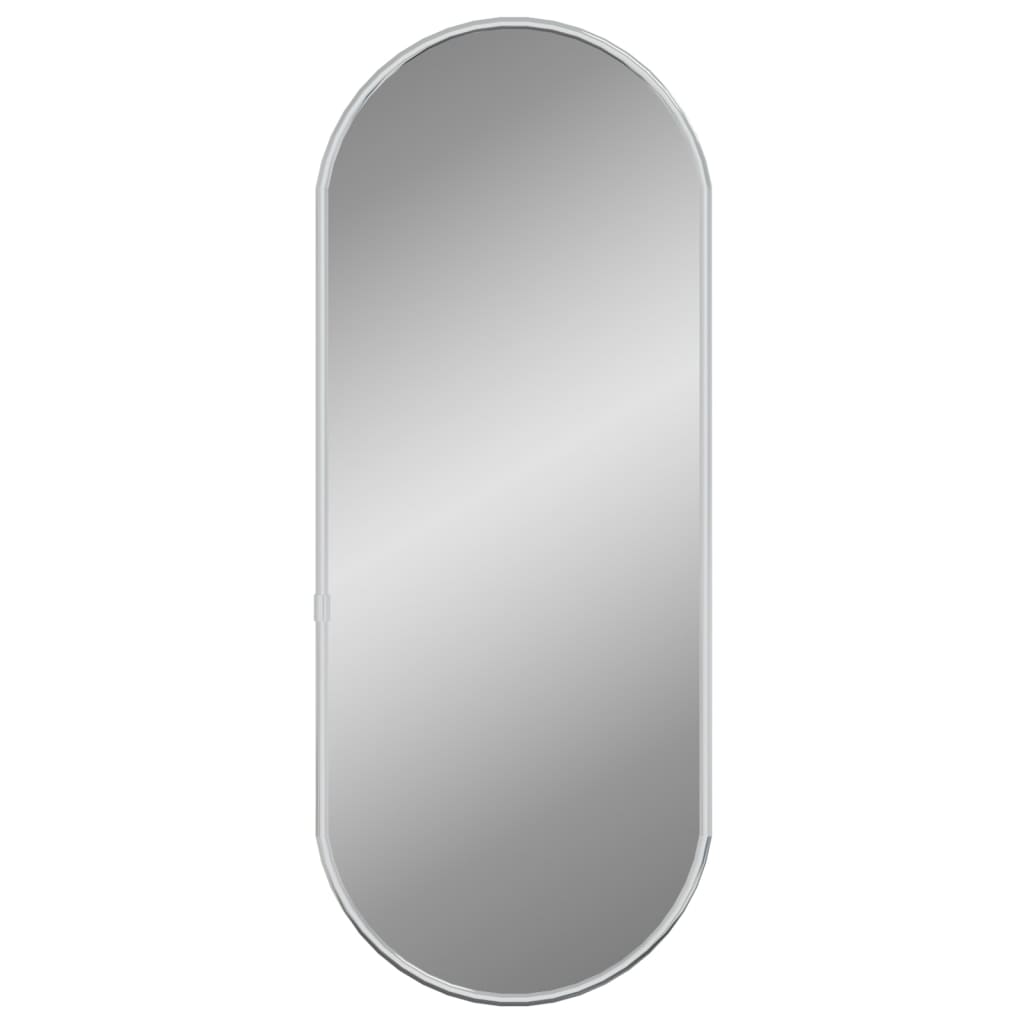 Wandspiegel 50x20 cm ovaal zilverkleurig Spiegels | Creëer jouw Trendy Thuis | Gratis bezorgd & Retour | Trendy.nl