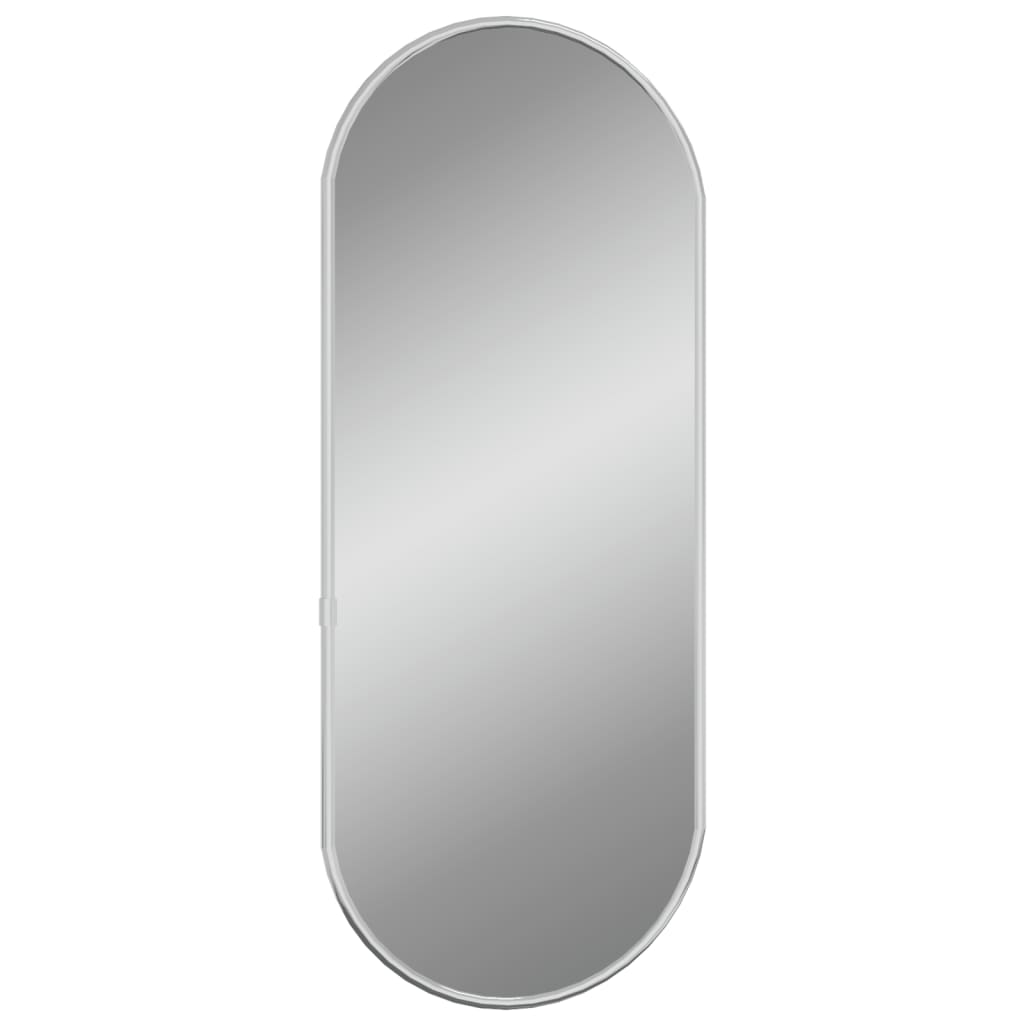 Wandspiegel 50x20 cm ovaal zilverkleurig Spiegels | Creëer jouw Trendy Thuis | Gratis bezorgd & Retour | Trendy.nl