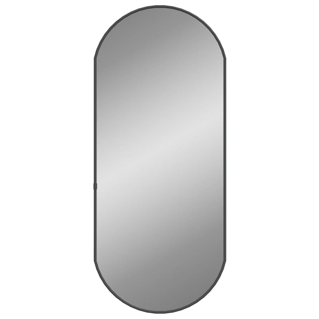 Wandspiegel 70x30 cm ovaal zwart Spiegels | Creëer jouw Trendy Thuis | Gratis bezorgd & Retour | Trendy.nl