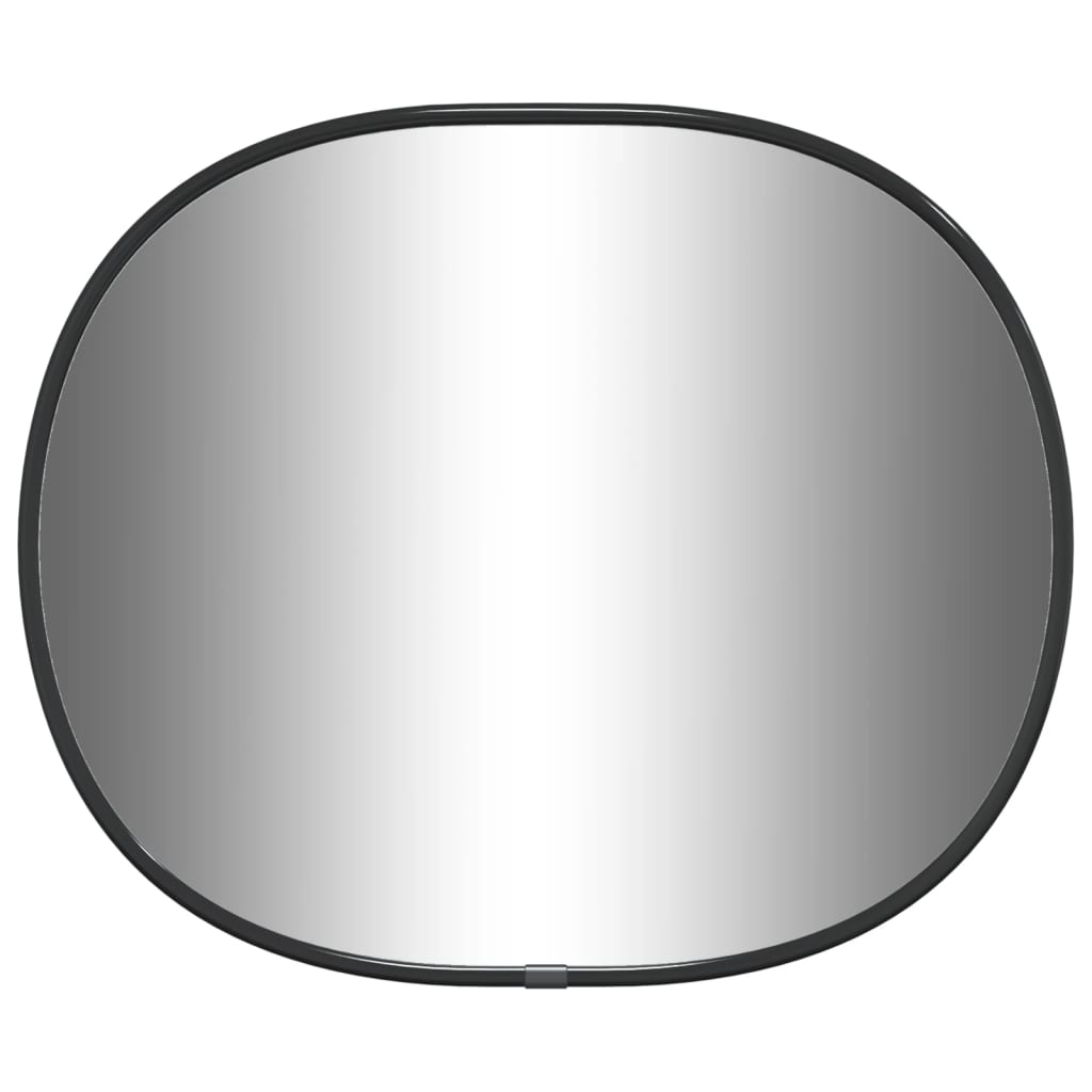 Wandspiegel 30x25 cm zwart Spiegels | Creëer jouw Trendy Thuis | Gratis bezorgd & Retour | Trendy.nl