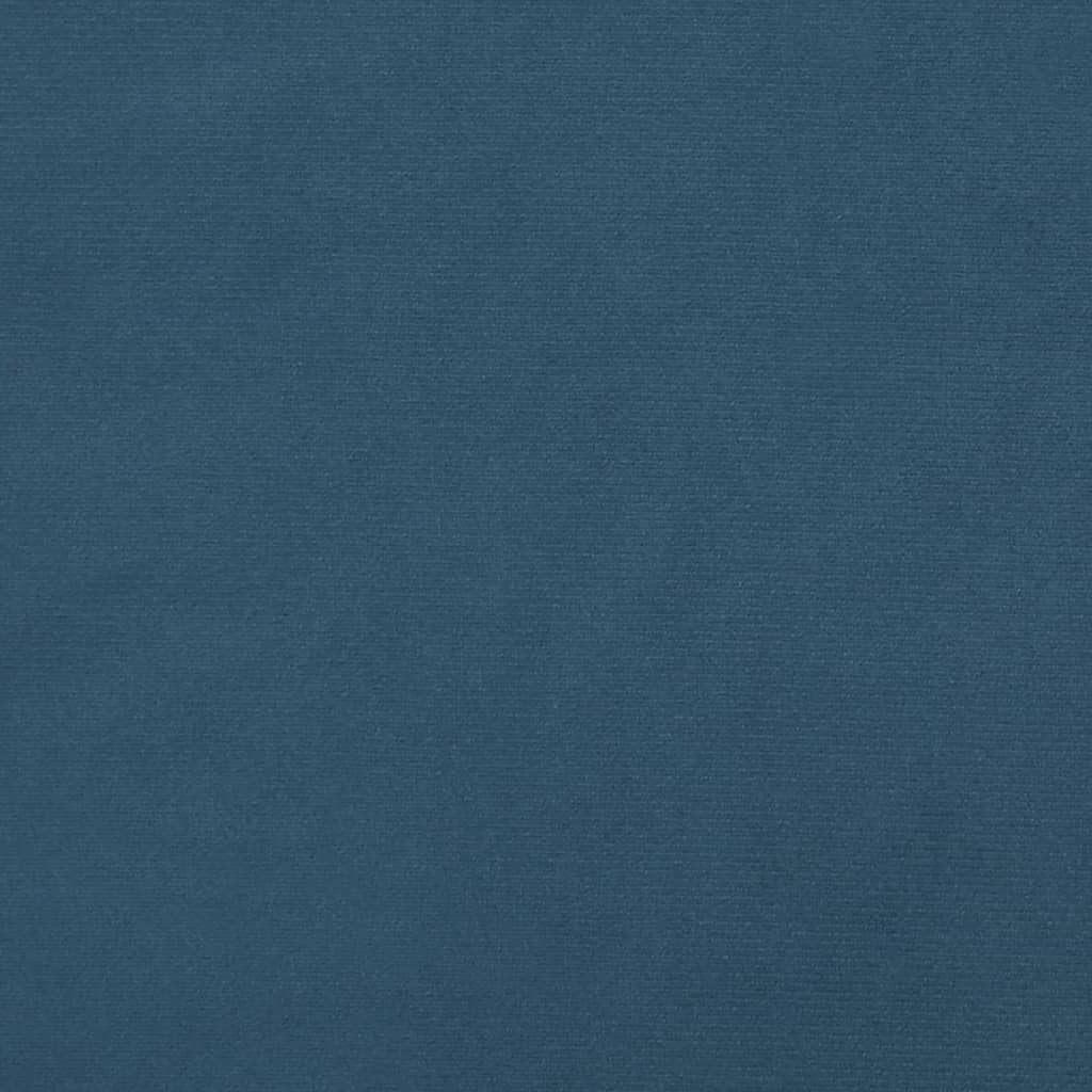 Bedframe fluweel donkerblauw 140x200 cm Bedden & bedframes | Creëer jouw Trendy Thuis | Gratis bezorgd & Retour | Trendy.nl
