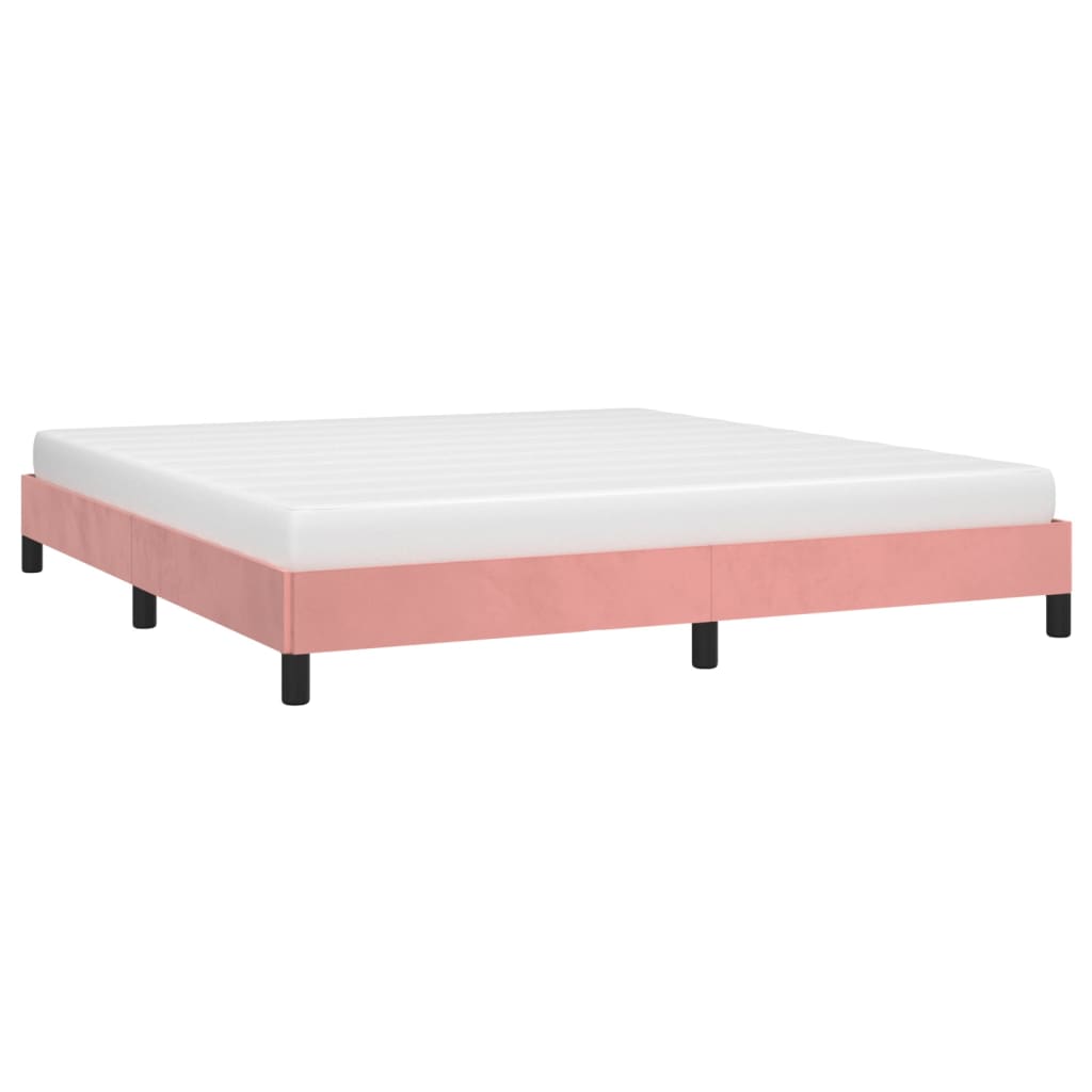 Bedframe fluweel roze 180x200 cm Bedden & bedframes | Creëer jouw Trendy Thuis | Gratis bezorgd & Retour | Trendy.nl