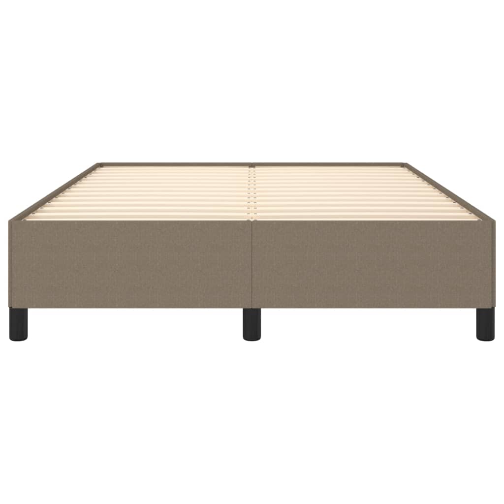Bedframe stof taupe 140x200 cm
