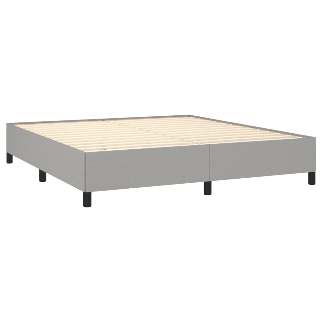 Bedframe stof lichtgrijs 180x200 cm Bedden & bedframes | Creëer jouw Trendy Thuis | Gratis bezorgd & Retour | Trendy.nl