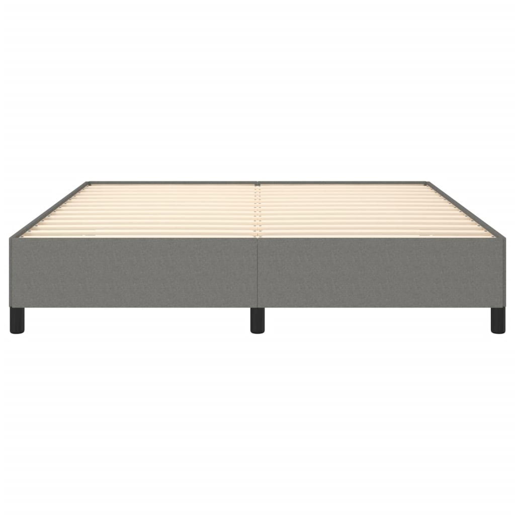 Bedframe stof donkergrijs 180x200 cm Bedden & bedframes | Creëer jouw Trendy Thuis | Gratis bezorgd & Retour | Trendy.nl