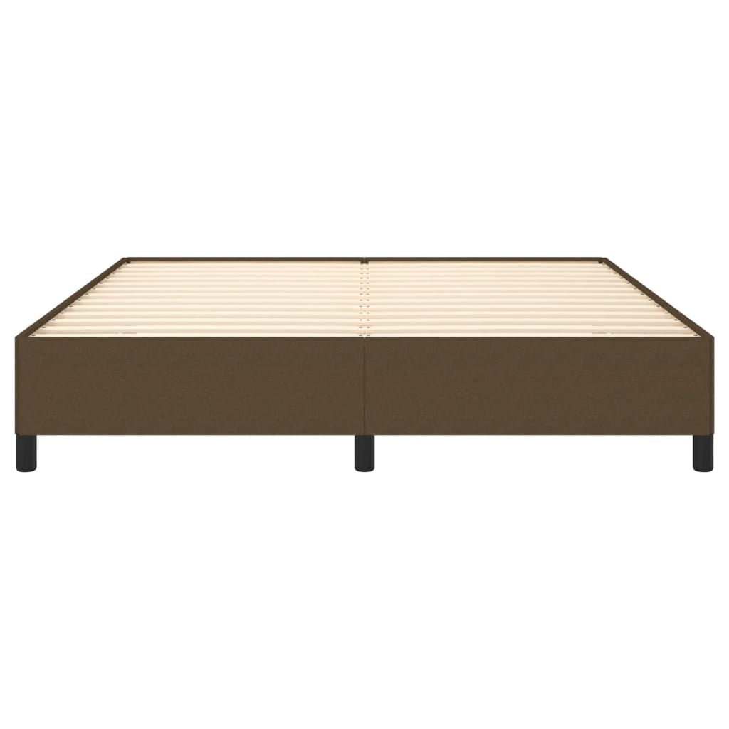 Bedframe stof donkerbruin 180x200 cm Bedden & bedframes | Creëer jouw Trendy Thuis | Gratis bezorgd & Retour | Trendy.nl