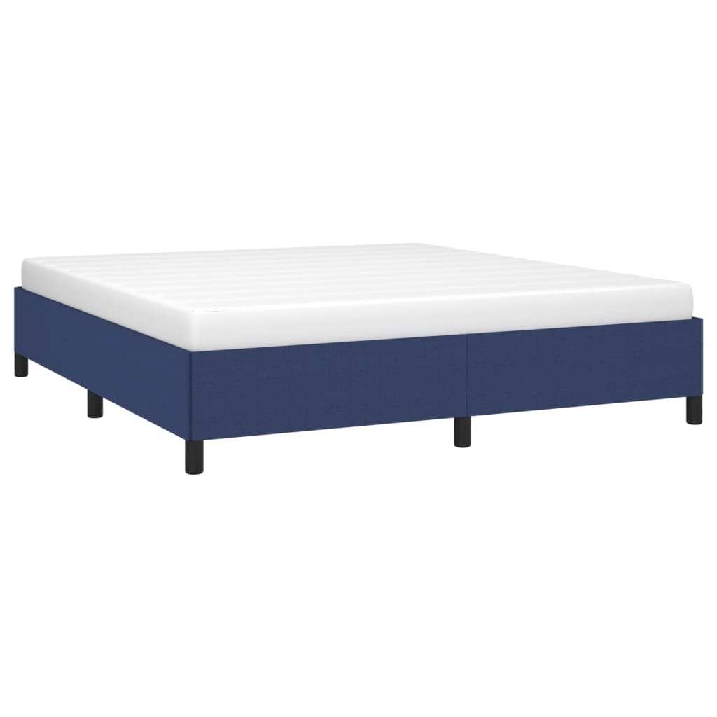 Bedframe stof blauw 180x200 cm Bedden & bedframes | Creëer jouw Trendy Thuis | Gratis bezorgd & Retour | Trendy.nl