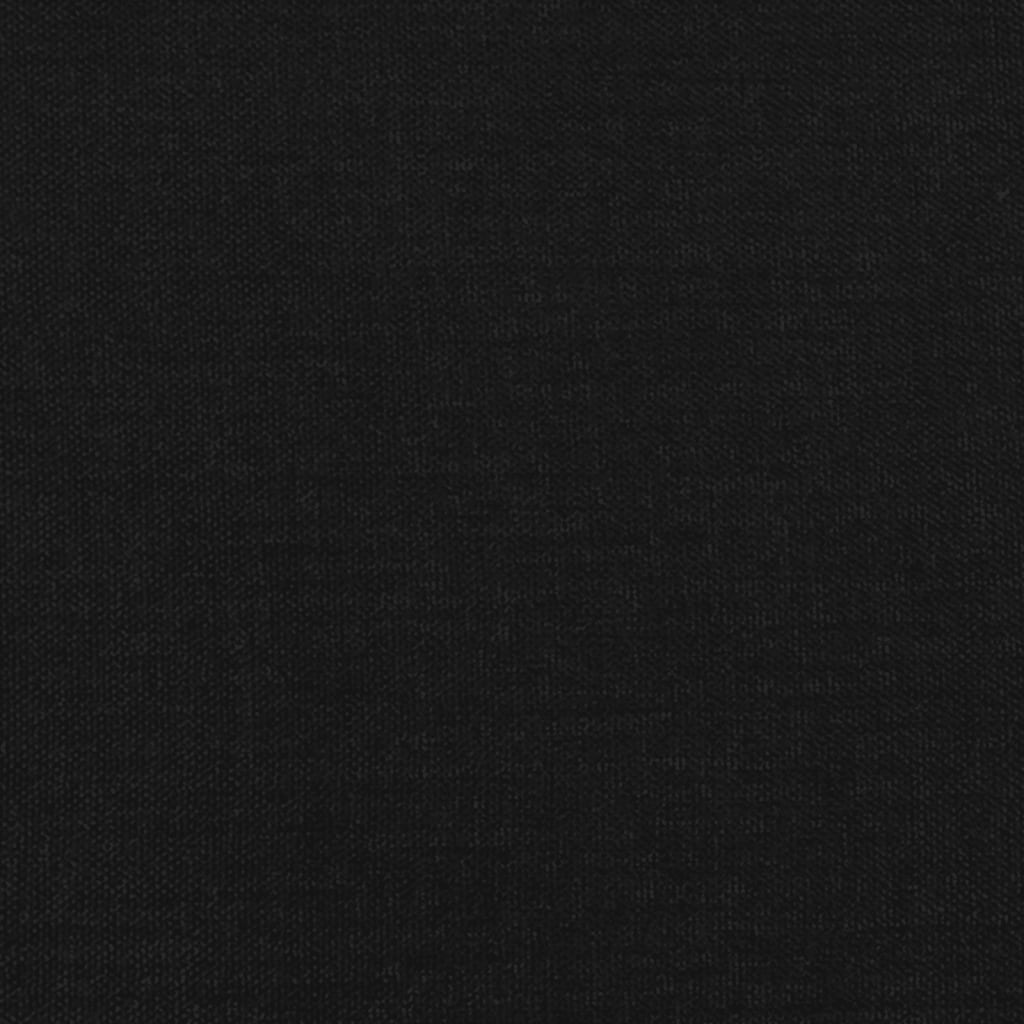 Bedframe stof zwart 140x200 cm