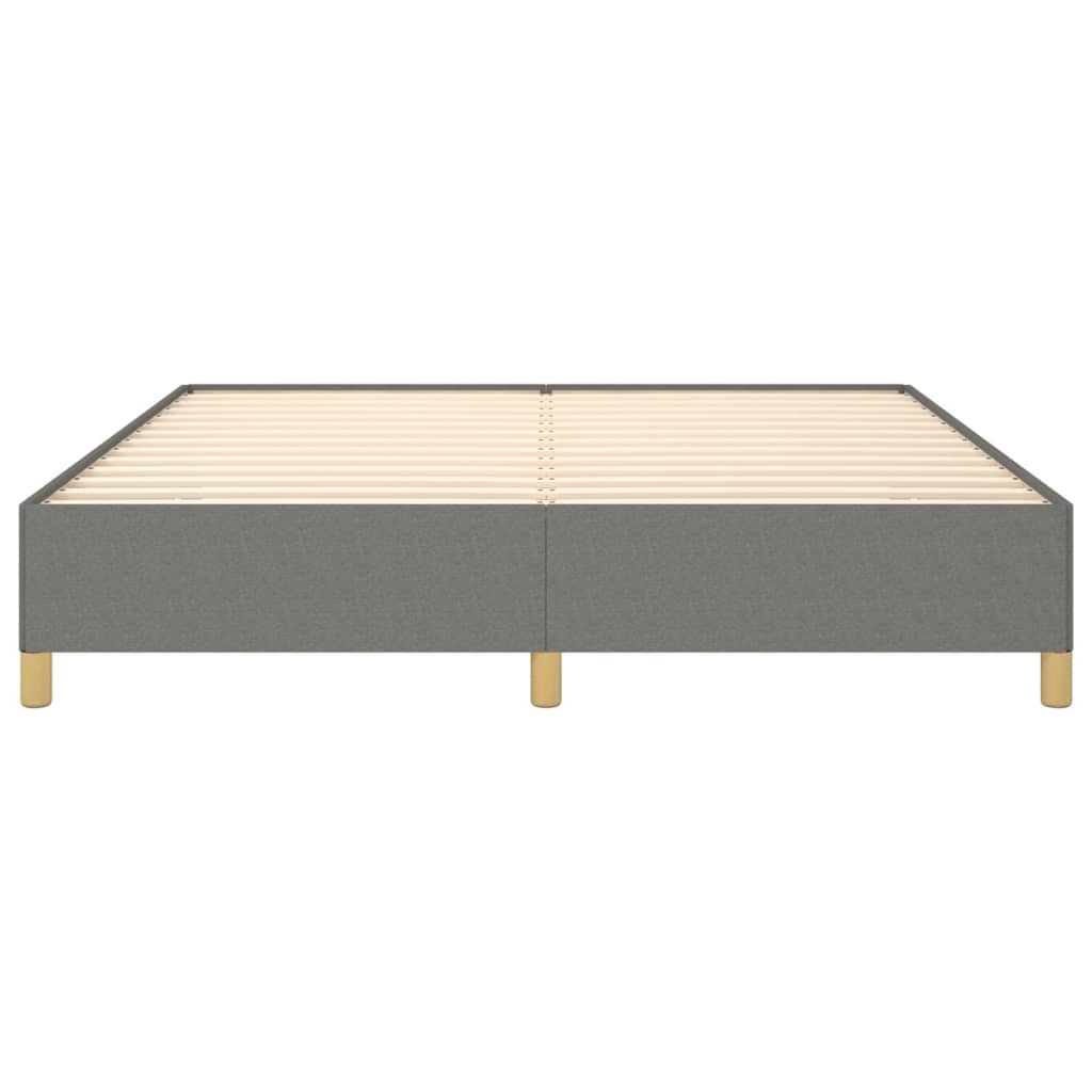 Bedframe stof donkergrijs 180x200 cm Bedden & bedframes | Creëer jouw Trendy Thuis | Gratis bezorgd & Retour | Trendy.nl