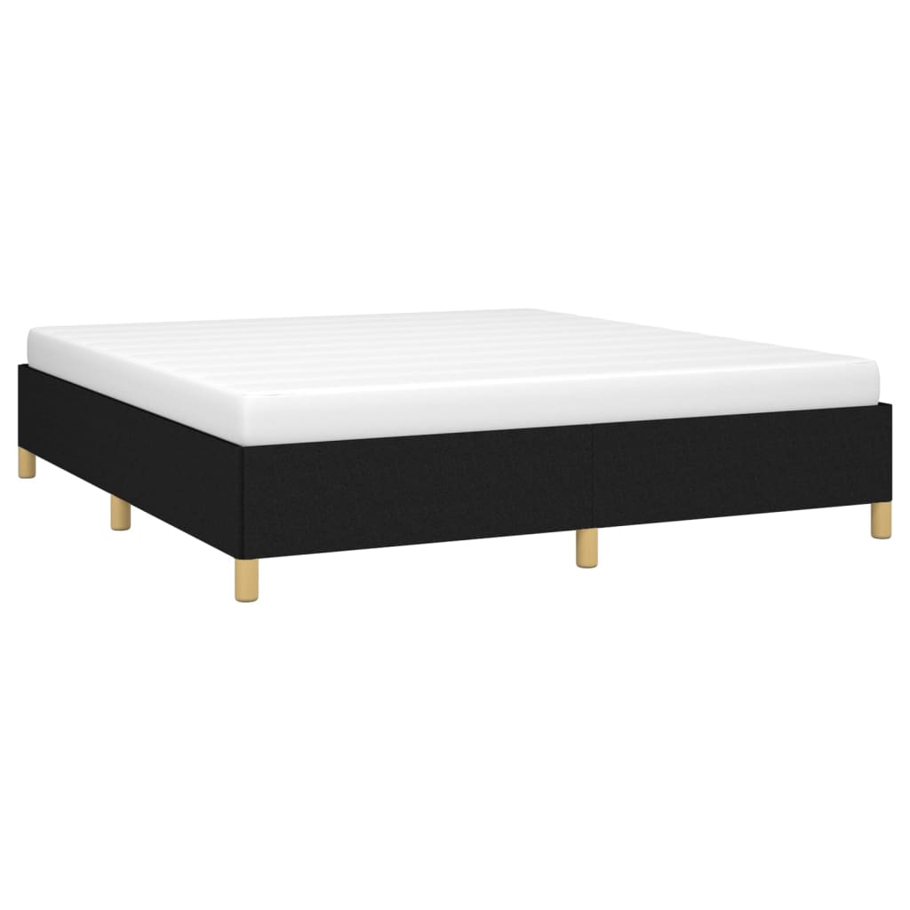 Bedframe stof zwart 180x200 cm Bedden & bedframes | Creëer jouw Trendy Thuis | Gratis bezorgd & Retour | Trendy.nl