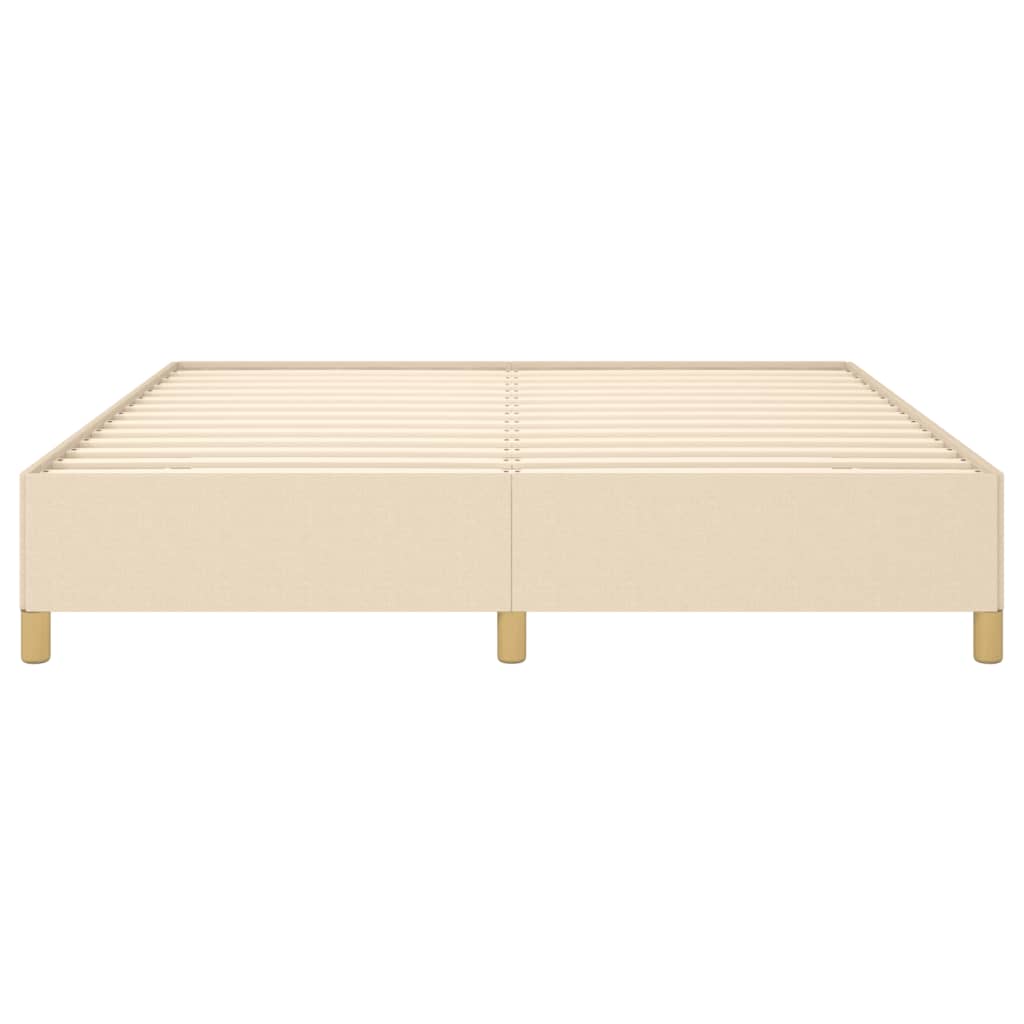 Bedframe stof crèmekleurig 180x200 cm Bedden & bedframes | Creëer jouw Trendy Thuis | Gratis bezorgd & Retour | Trendy.nl