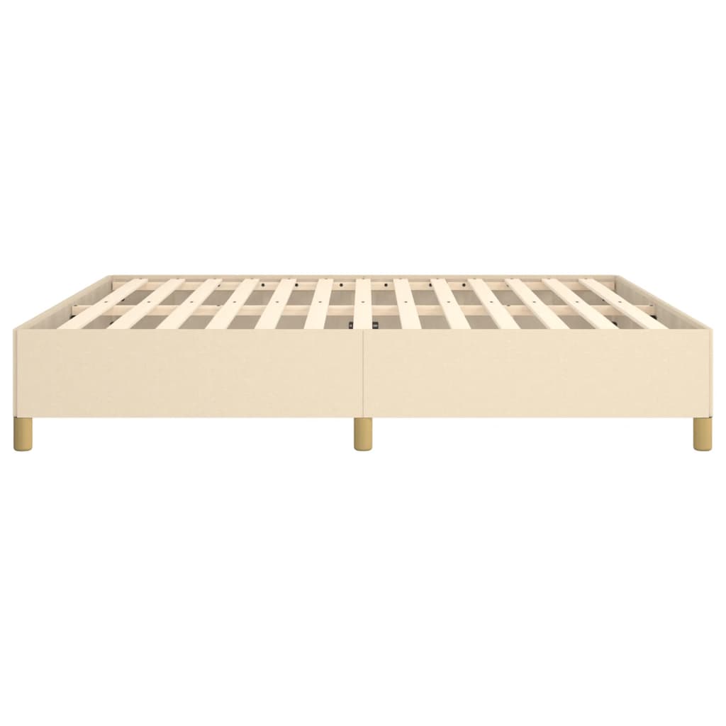 Bedframe stof crèmekleurig 180x200 cm Bedden & bedframes | Creëer jouw Trendy Thuis | Gratis bezorgd & Retour | Trendy.nl