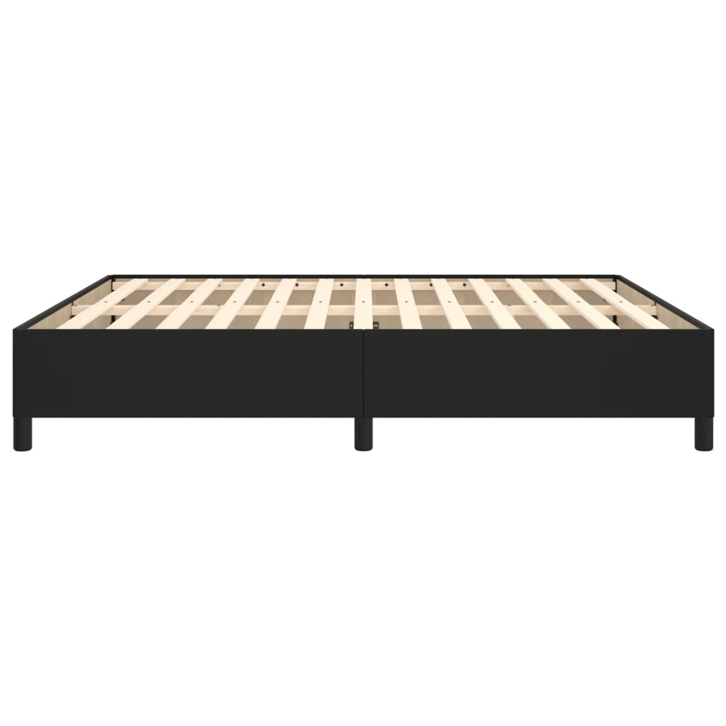 Bedframe kunstleer zwart 180x200 cm Bedden & bedframes | Creëer jouw Trendy Thuis | Gratis bezorgd & Retour | Trendy.nl