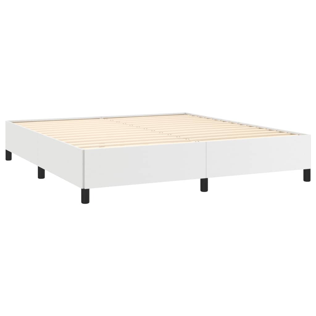 Bedframe kunstleer wit 180x200 cm Bedden & bedframes | Creëer jouw Trendy Thuis | Gratis bezorgd & Retour | Trendy.nl