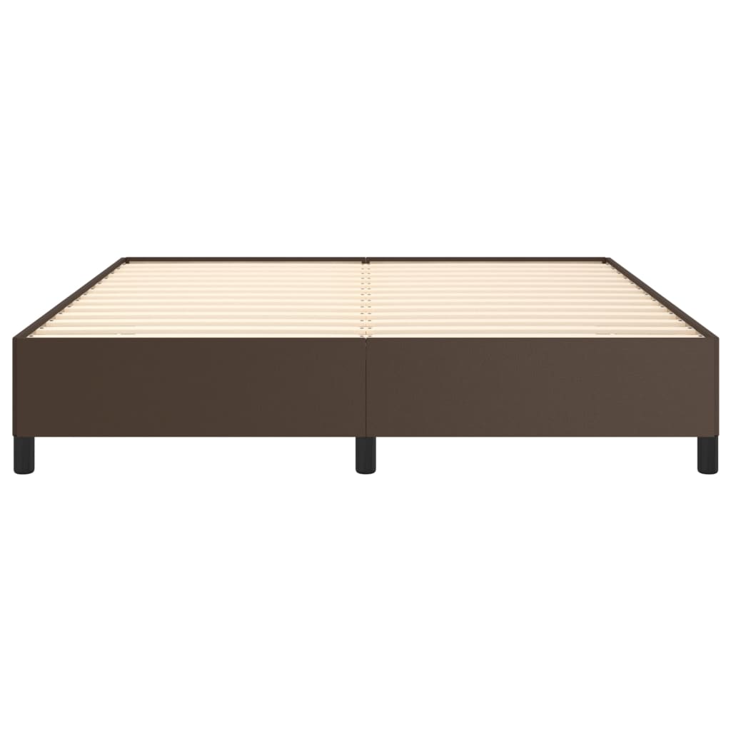 Bedframe kunstleer bruin 180x200 cm Bedden & bedframes | Creëer jouw Trendy Thuis | Gratis bezorgd & Retour | Trendy.nl