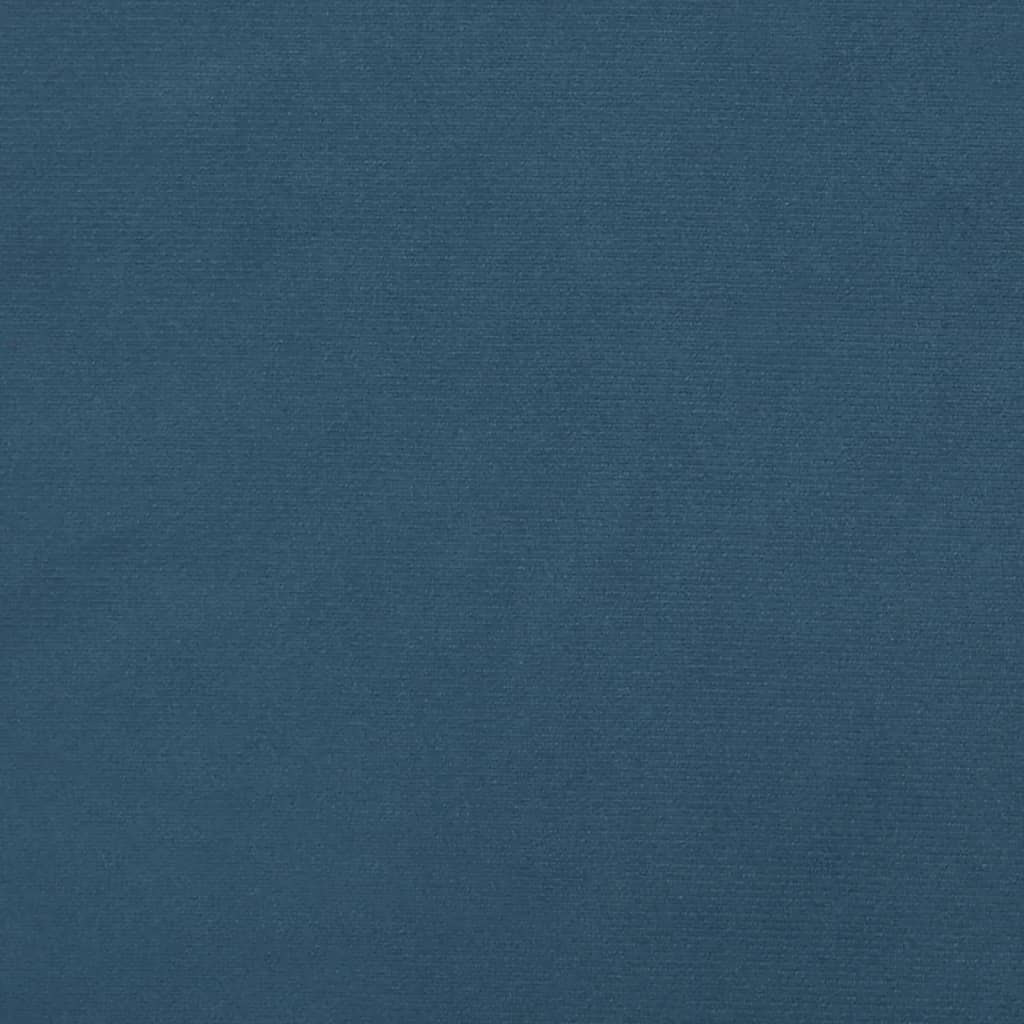 Bedframe fluweel donkerblauw 140x200 cm Bedden & bedframes | Creëer jouw Trendy Thuis | Gratis bezorgd & Retour | Trendy.nl