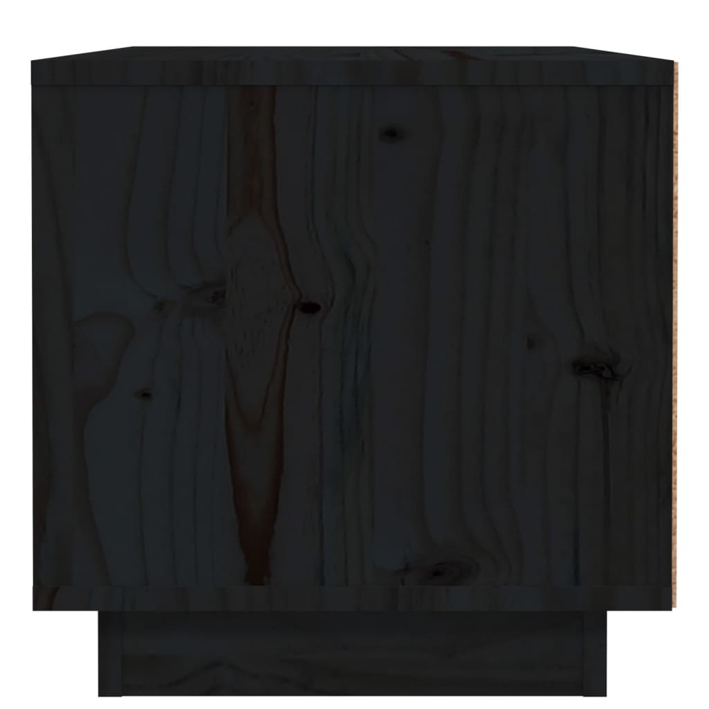 Nachtkastje 40x34x35 cm massief grenenhout zwart Nachtkastjes | Creëer jouw Trendy Thuis | Gratis bezorgd & Retour | Trendy.nl