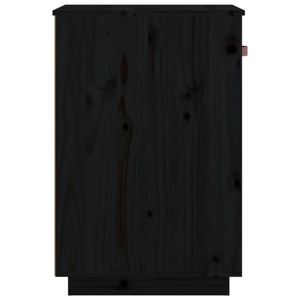 Bureaukastje 40x50x75 cm massief grenenhout zwart Opbergkasten & lockerkasten | Creëer jouw Trendy Thuis | Gratis bezorgd & Retour | Trendy.nl