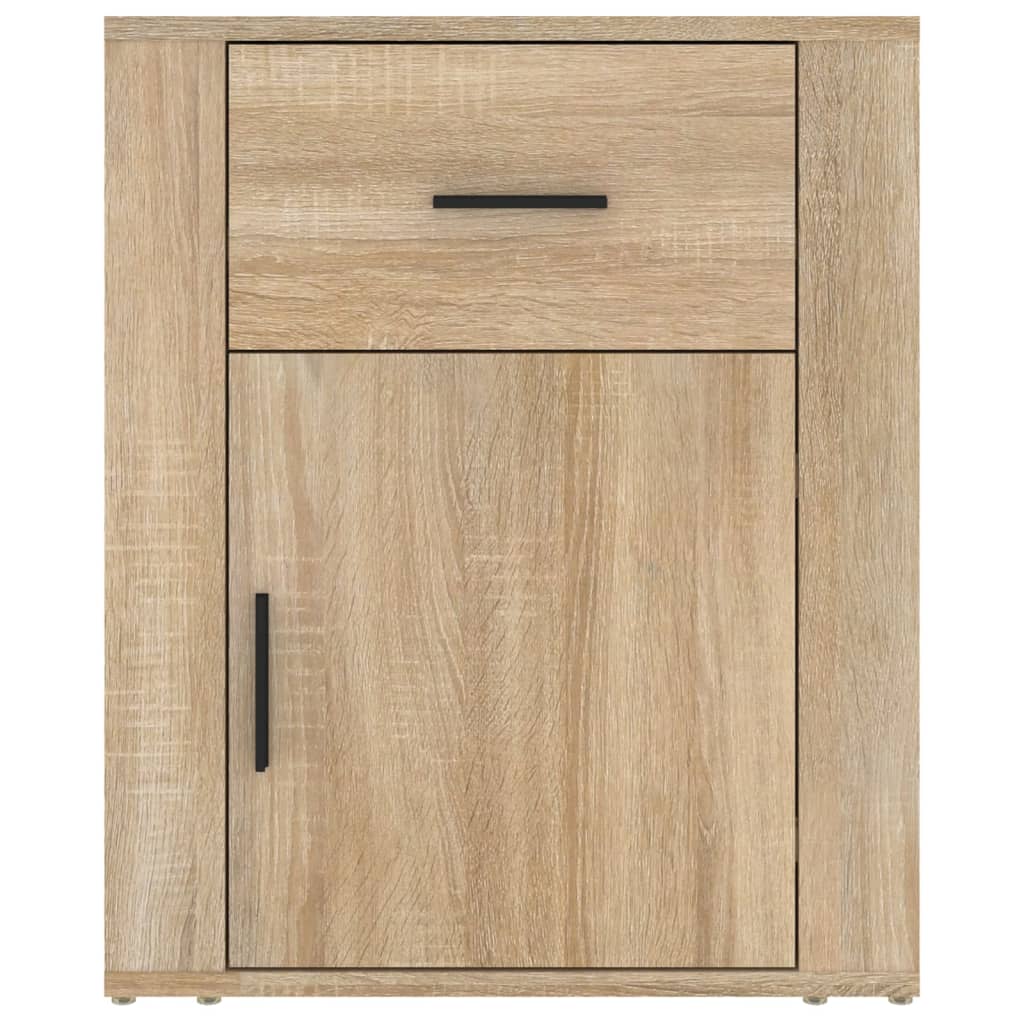 Nachtkastje 50x36x60 cm bewerkt hout sonoma eikenkleurig Nachtkastjes | Creëer jouw Trendy Thuis | Gratis bezorgd & Retour | Trendy.nl