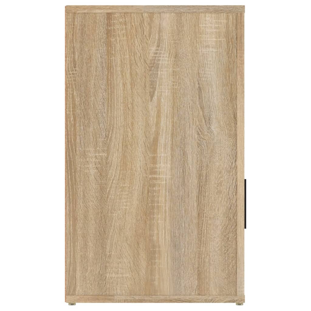 Nachtkastje 50x36x60 cm bewerkt hout sonoma eikenkleurig Nachtkastjes | Creëer jouw Trendy Thuis | Gratis bezorgd & Retour | Trendy.nl