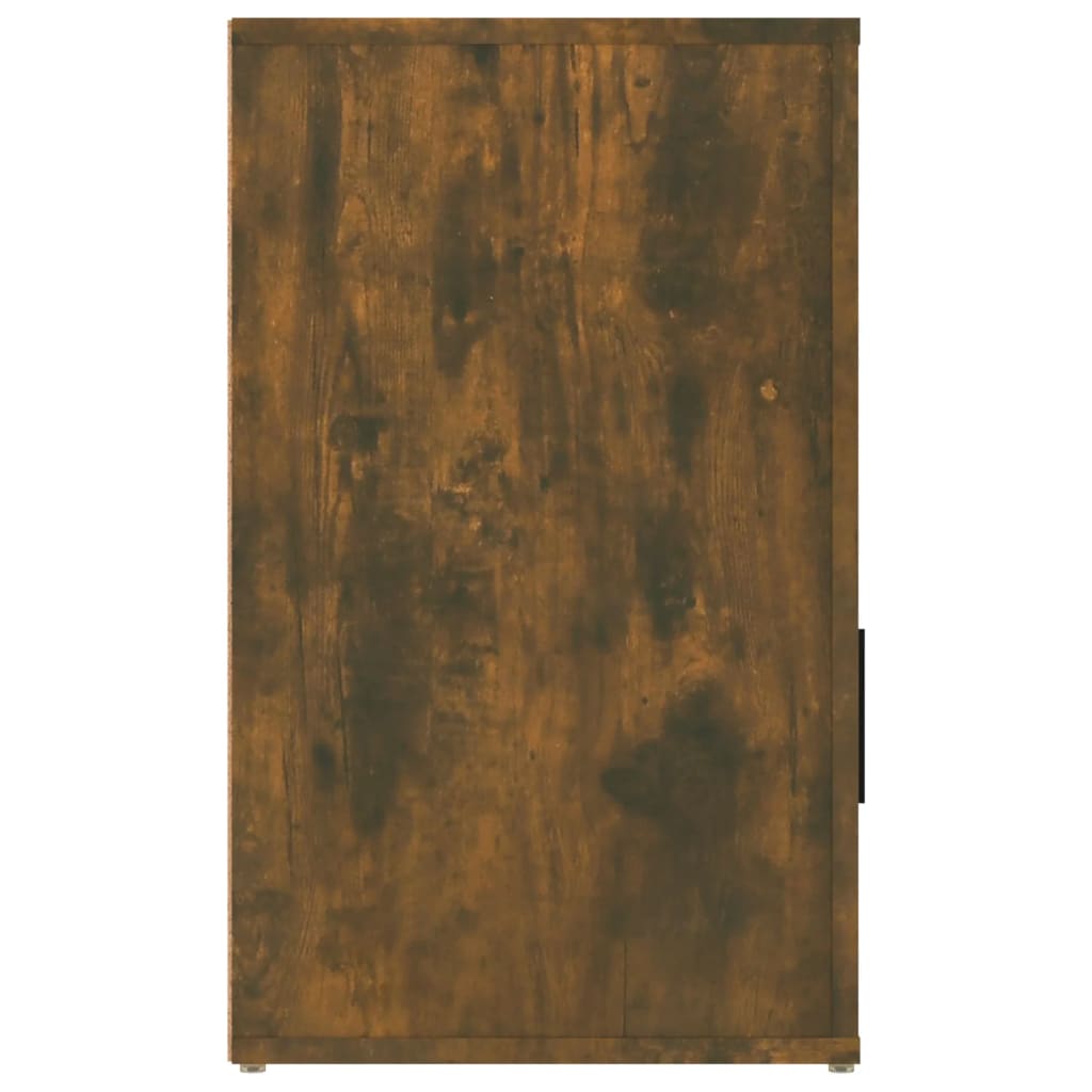 Nachtkastje 50x36x60 cm bewerkt hout gerookt eikenkleurig Nachtkastjes | Creëer jouw Trendy Thuis | Gratis bezorgd & Retour | Trendy.nl