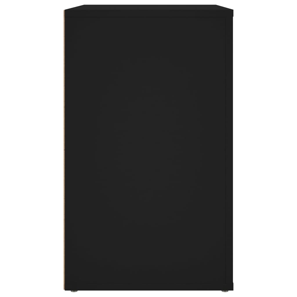 Nachtkastje 50x36x60 cm bewerkt hout zwart Nachtkastjes | Creëer jouw Trendy Thuis | Gratis bezorgd & Retour | Trendy.nl