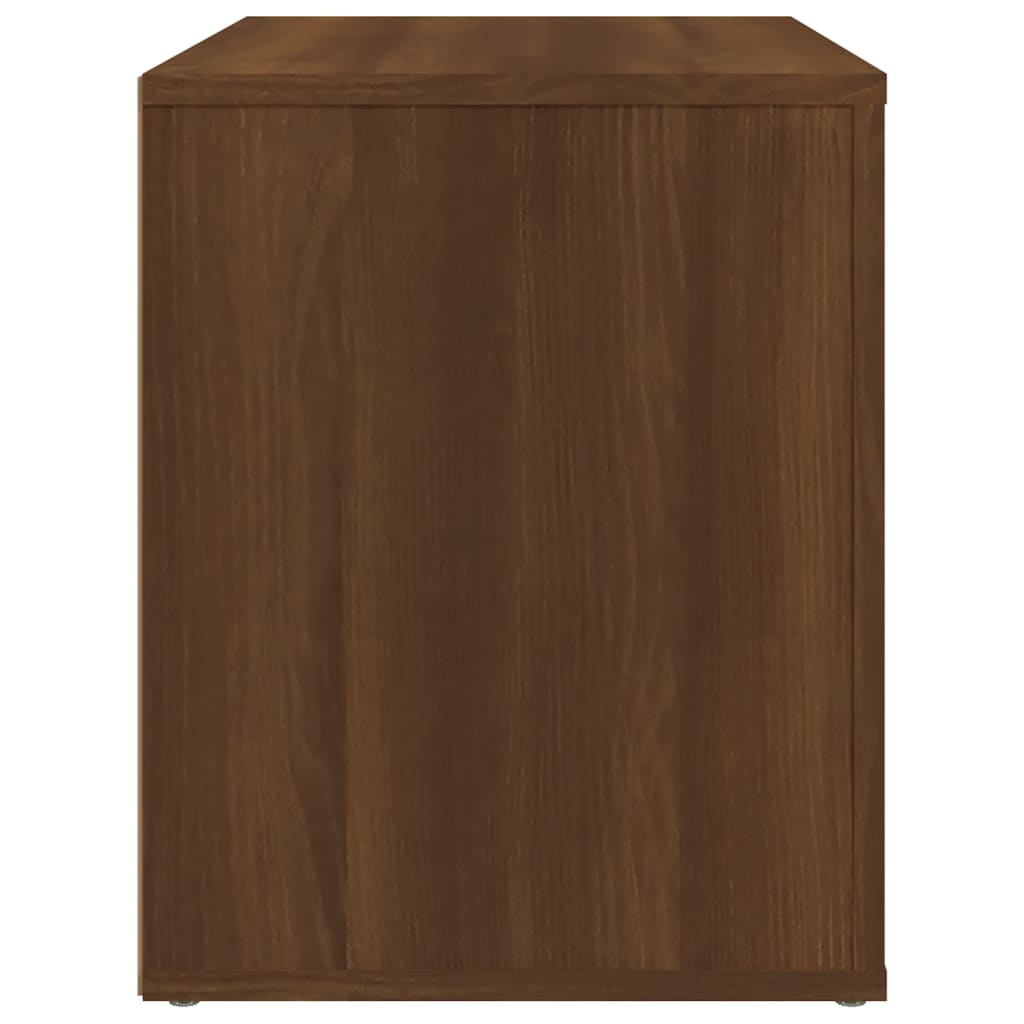 Nachtkastje 60x36x45 cm bewerkt hout bruin eikenkleur Nachtkastjes | Creëer jouw Trendy Thuis | Gratis bezorgd & Retour | Trendy.nl