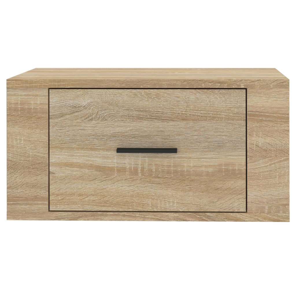 Nachtkastjes 2 st wandgemonteerd 50x36x25 cm sonoma eikenkleur Nachtkastjes | Creëer jouw Trendy Thuis | Gratis bezorgd & Retour | Trendy.nl