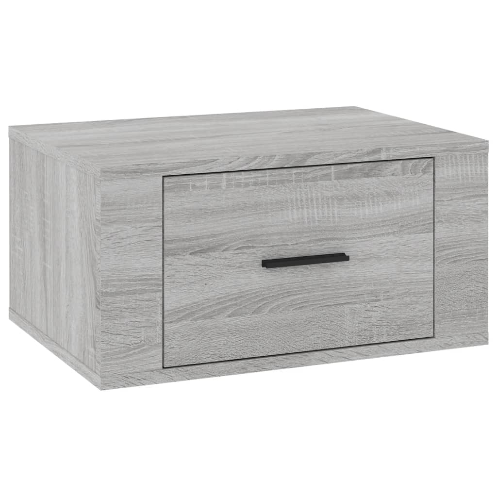 Nachtkastjes 2 st wandgemonteerd 50x36x25 cm grijs sonoma eiken Nachtkastjes | Creëer jouw Trendy Thuis | Gratis bezorgd & Retour | Trendy.nl