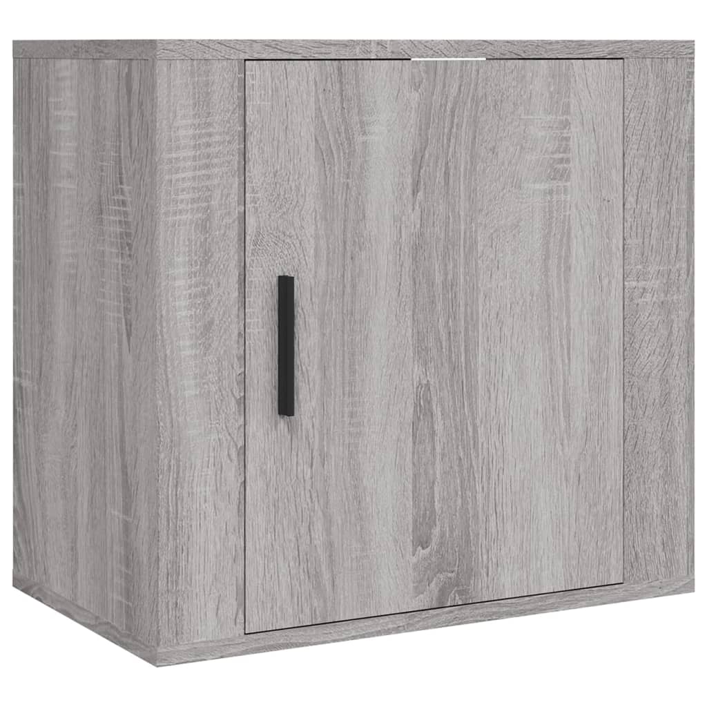 Nachtkastje wandgemonteerd 50x30x47 cm grijs sonoma eikenkleur Nachtkastjes | Creëer jouw Trendy Thuis | Gratis bezorgd & Retour | Trendy.nl