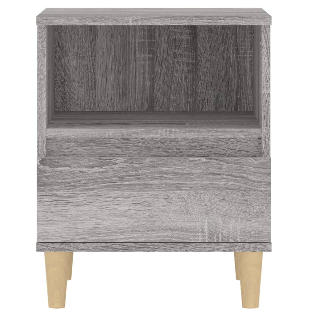 Nachtkastje 40x35x50 cm grijs sonoma eikenkleurig Nachtkastjes | Creëer jouw Trendy Thuis | Gratis bezorgd & Retour | Trendy.nl