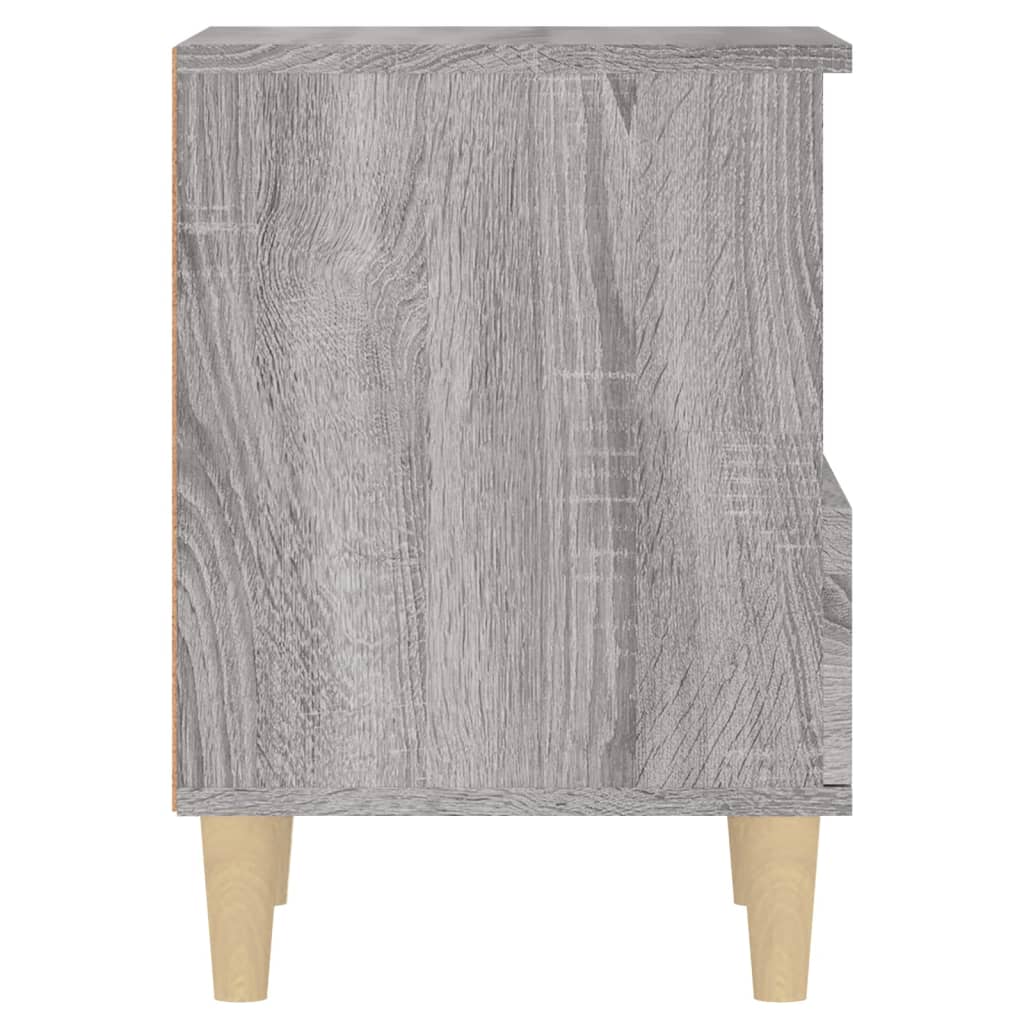 Nachtkastje 40x35x50 cm grijs sonoma eikenkleurig Nachtkastjes | Creëer jouw Trendy Thuis | Gratis bezorgd & Retour | Trendy.nl