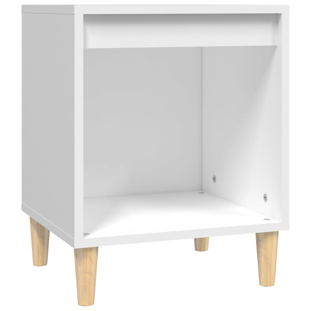 Nachtkastje 40x35x50 cm bewerkt hout wit Nachtkastjes | Creëer jouw Trendy Thuis | Gratis bezorgd & Retour | Trendy.nl