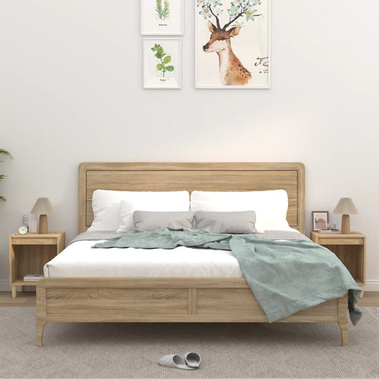 Nachtkastjes 2 st 40x35x50 cm sonoma eikenkleurig Nachtkastjes | Creëer jouw Trendy Thuis | Gratis bezorgd & Retour | Trendy.nl