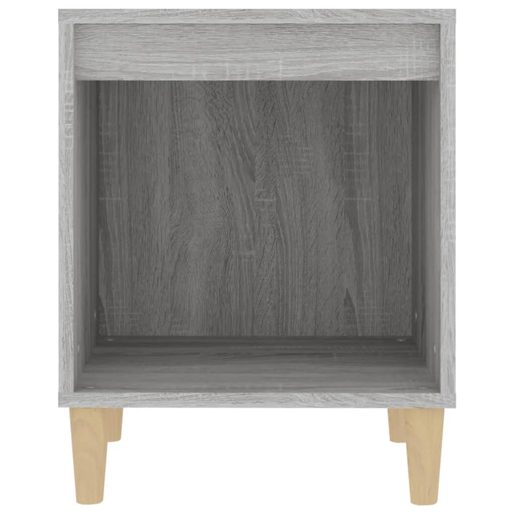 Nachtkastje 40x35x50 cm grijs sonoma eikenkleurig Nachtkastjes | Creëer jouw Trendy Thuis | Gratis bezorgd & Retour | Trendy.nl