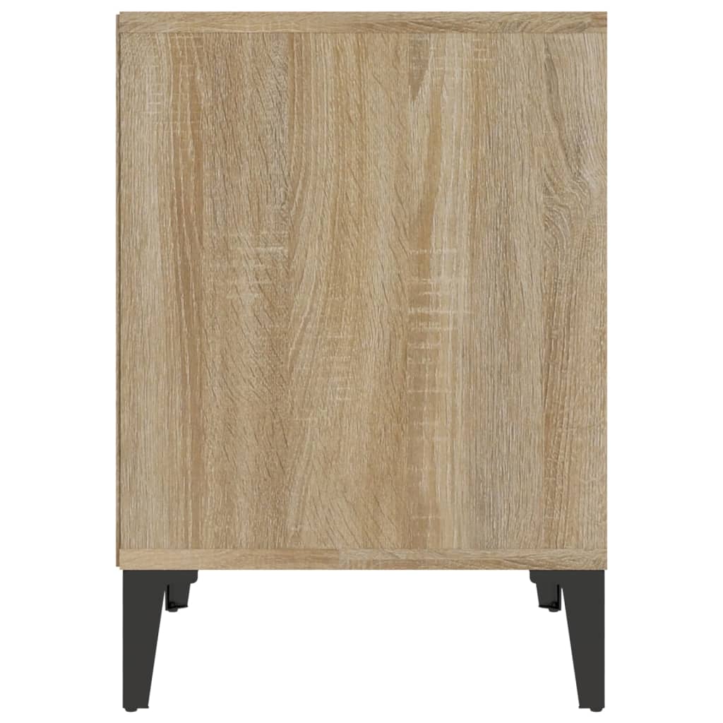 Nachtkastje 40x35x50 cm sonoma eikenkleurig Nachtkastjes | Creëer jouw Trendy Thuis | Gratis bezorgd & Retour | Trendy.nl